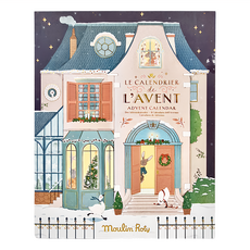 Moulin Roty 聖誕倒數月曆投影手電筒 適用年齡：4歲以上, 1盒, 小小舞蹈學校