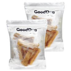 GoodDog 古德狗 磨磨牛系列商品, 3吋原味積木骨, 160g, 2包