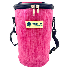 Yashida圓型保溫保冷袋, 粉色, 1個