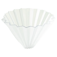 ORIGAMI Coffee 樹脂濾杯M (透明) AS樹脂 (不含BPA) 日本產地, M(142 x 87mm), 1個, 無容量