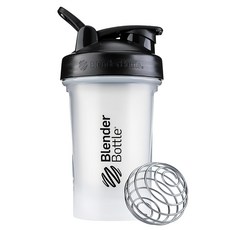 Blender Bottle Classic V2 搖搖杯, 黑蓋白, 600ml, 1個