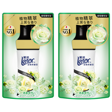 Lenor 蘭諾 衣物芳香豆 清晨草木 補充包, 440ml, 2包