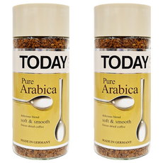 TODAY 當代 阿拉比卡咖啡, 德國進口, 烘焙香氣和諧, 深沉穩重風味, 香醇悠長, 95g, 1罐, 2罐