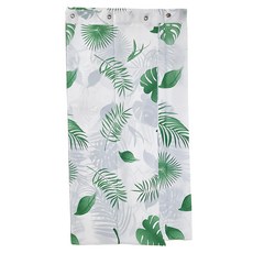 PEVA 防水浴簾 芭蕉葉, 180 x 180cm, 1組