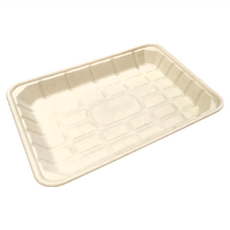 點秋香 植纖食器長方盤 10吋 x 5個 白色, 長方盤5個, 1組