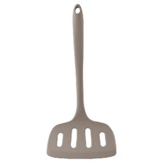 SiliPot 鉑金矽膠寬版鍋鏟, 可可棕, 1支