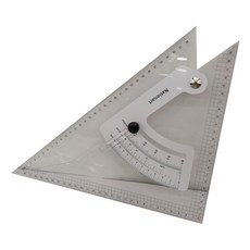 Nationart 方眼勾配定規 30cm 角度0-90度, T05-S12, 1個