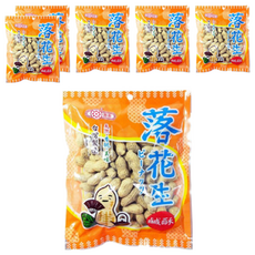 惠香 鹹酥花生 台灣在地傳統美味 嚴選帶殼花生, 130g, 6包