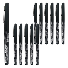 SUCCESS 成功 筆夾款環保細字速乾筆 1207 黑色 速乾不暈染 環保材質, 12支