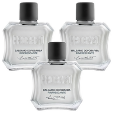 PRORASO 鬍後保養霜 清涼舒爽 100ml, 尤加利精油和薄荷醇, 3件