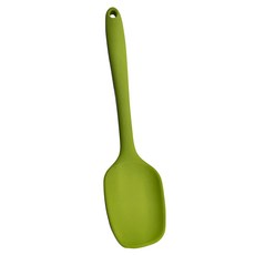 MODU'I BLUEMAMA 頂級鉑金矽膠一體廚房烘焙料理工具 拌炒鏟, 草綠色, 1支