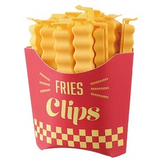 封口夾 Set 磁吸壁掛 保鮮防潮, 薯條, 1組