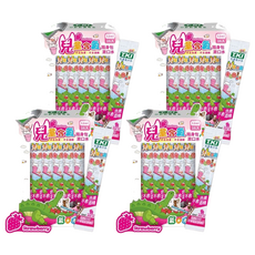 T.KI 白人 鐵齒兒童含氟漱口水隨身包 12ml*16入, 木糖醇, 氟化物, 草莓口味, 無添加人工色素/酒精, 192ml, 4盒