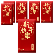 新年燙金款紅包袋 A 新年快樂 | 新年紅包袋 燙金紅包袋, 6個