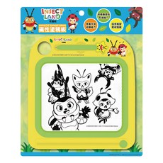Insect Park 昆蟲島 磁性塗鴉板, 綠色, 1個