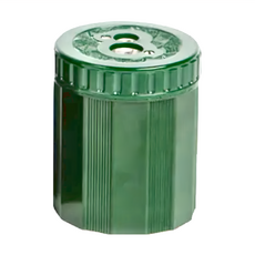 德國 DUX 大理石紋雙孔削筆器，塑料、鉛、鐵材質, 綠色, 1個