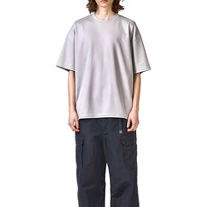 KZM OUTDOOR s06 黑森林短袖上衣 淺灰 2XL 寬鬆舒適