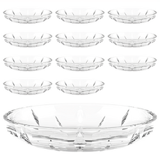 Ocean Reya盤, 4吋 10.7 x 2cm, 透明, 12個