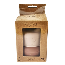 By Lille Vilde 矽膠杯蓋2入組 100%食品級矽膠, 咖啡奶茶, 單一尺寸, 1組