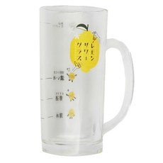 TOYO-SASAKI GLASS 東洋佐佐木 檸檬沙瓦手把玻璃杯, 透明, 435ml, 1個