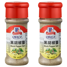 McCormick 味好美 黑胡椒鹽, 60g, 2瓶