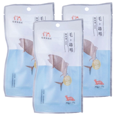 毛孩食務所 毛尋味寵物零食, 鮪魚排, 30g, 3包