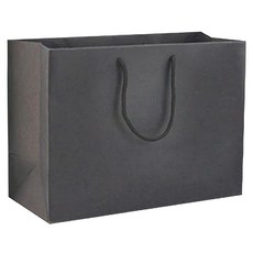 黑卡紙袋, 250g黑卡紙+PP帶, 43 x 13 x 32 cm, 1包