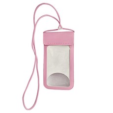 S-SportPlus+ TPU透明手機防水袋 6.5吋 粉色 掛繩設計 防水防塵, 1個