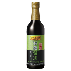 李錦記 頭道減鹽醬油, 500ml, 1瓶