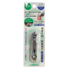 GREEN BELL 綠鐘 QQ指甲緣去息皮斜口指甲刀, GB-QQ300, 1個