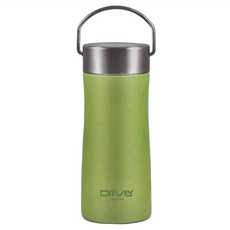 Driver All New長效316真空運動瓶, 380ml, SUS316不鏽鋼, PP材質, 珠光綠, 1個