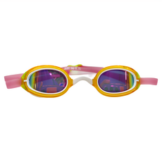 NIKE 耐吉 LEGACY POLARIZED 成人抗眩光泳鏡 NESSB164-990, 金色 + 粉色, 1個