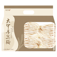 大甲佳旭 大甲手工麵, 自然風乾 無防腐劑 古早味 Q彈 600g, 1包