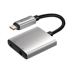 Mcdodo 麥多多 Type-C 3.5mm+C 轉接器 PD60W快充, 1個