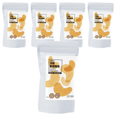 好日好食 好果系列 頂級蜜糖腰果, 低溫烘焙, 100g, 5包