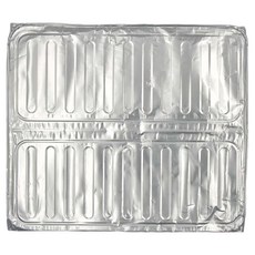 E.dot 可折疊鋁箔擋油板灶臺防油擋板 輕鬆折疊收納, 84 x 32.5cm, 1個