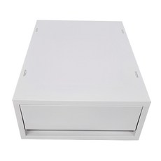 SHIMOYAMAPP縱向單格抽屜式儲物盒, 灰白色, 1個