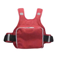 透氣反光兒童機車安全帶, 尊貴紅, 1個