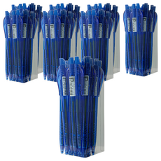 TOWO 東文 減塑中油筆, 藍色, 24入, 8盒