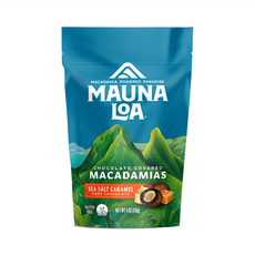 MAUNA LOA 夢露萊娜 夏威夷果仁 海鹽焦糖黑巧克力, 113g, 1包
