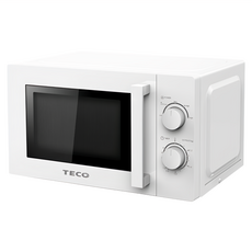 TECO 東元 YM2011CB 機械式轉盤微波爐，20公升，微波輸出功率700W，五段火力選擇+重量解凍功能，35分鐘烹調定時功能, 1台