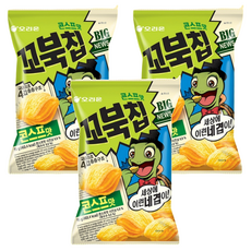 ORION 好麗友 烏龜玉米脆片 玉米濃湯口味, 80g, 3包