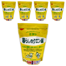 MIYOSHI 檸檬酸清潔粉, 330g, 日本生產, 5包