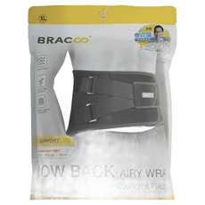 BRACOO 奔酷 腰部中等仿生骨曲線彈力支撐護腰BP61, 1個