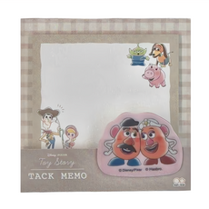TOY STORY 玩具總動員 兩用便利貼 69mm*69mm 30枚入, 棕色, 45張, 1組