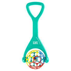 Oball 魔力洞動滾球, Bright Starts 2合1滾輪玩具, 6個月以上, 1個, 綠色