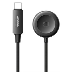 AIDOGA 艾迪伽 LQ 星航S系列 磁吸充電連接線 Type-C/Ultra/AirPods 4/Pro 2 5W MAG4181 1m 原廠保固, 鈦灰色, 1條