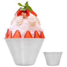 Kitchen U 刨冰碗+醬料碗套組, 不鏽鋼, 1組