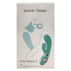 Nomi Tang Wild Rabbit 2 Teal 野兔2代 G點 陰蒂 震動按摩棒 210 x 38 x 110mm 210g, 湖水綠色, 1個