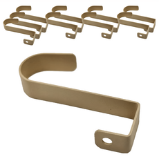 CHIFUN SENHUO 祈樂森活 廚門小吊鉤烤漆 6.8 x 1.3 x 2.3cm 2個, 杏色, 5組